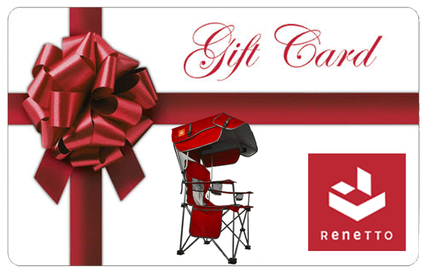 Gift Card - Renetto Original Canopy Chair Backpack Beach Chair