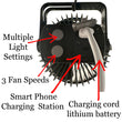 2025 Swivel Fan / Light/ Charging Station