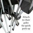 STOW-A-WAY FOOT / SITTING TAILGATE STOOL - Renetto Original Canopy Chair Backpack Beach Chair