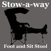 Stow-a-way tailgate stool